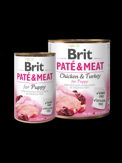 Konzerva Brit Paté&amp;Meat for puppy 400g
