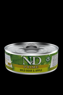 N&amp;D CAT PRIME Adult Boar &amp; Apple 80g