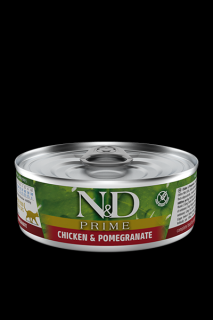 N&amp;D CAT PRIME Adult Chicken &amp; Pomegranate 80g