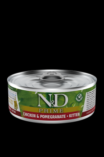 N&amp;D CAT PRIME Kitten Chicken &amp; Pomegranate 80g