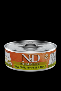 N&amp;D CAT PUMPKIN Adult Boar &amp; Apple 80g