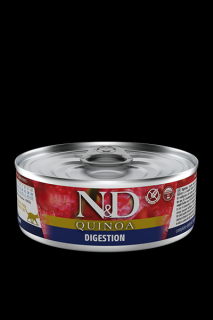 N&amp;D CAT QUINOA Adult Digestion Lamb &amp; Fennel 80g