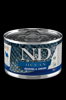 N&amp;D DOG OCEAN Adult Herring &amp; Shrimps Mini 140g