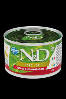 N&amp;D DOG PRIME Adult Chicken &amp; Pomegranate Mini 140g