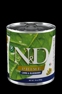 N&amp;D DOG PRIME Adult Lamb &amp; Blueberry 285g