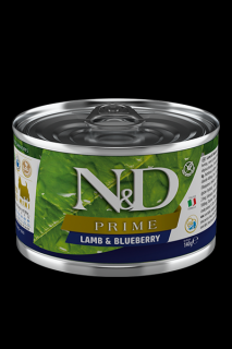 N&amp;D DOG PRIME Adult Lamb &amp; Blueberry Mini 140g