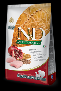 N&amp;D LG DOG Adult M/L Chicken &amp; Pomegranate 12kg