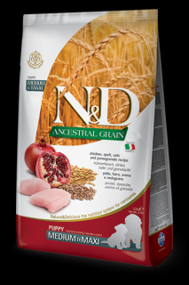 N&amp;D LG DOG Puppy M/L Chicken &amp; Pomegranate 2,5kg