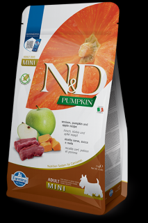 N&amp;D Pumpkin DOG Adult Mini Venison &amp; Apple 2kg