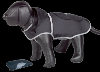 Nobby Rainy černá reflexní pláštěnka pro psa 26cm