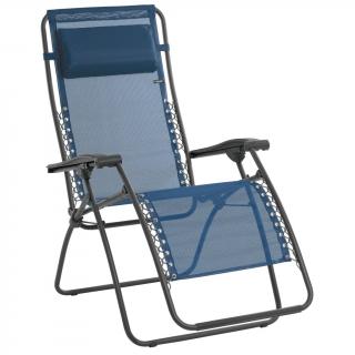 Relaxační křeslo RSXA seigle Barva: Modrá, výška sedáku: 53 cm
