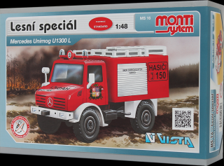 Beneš a Lát a.s. Monti System 16 Mercedes Unimog Lesní speciál 1:48