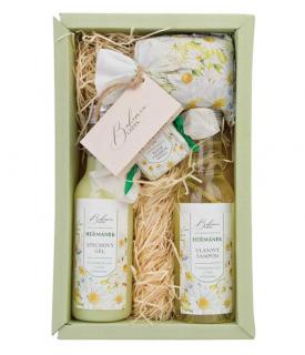 Bohemia Gifts Kosmetická sada Heřmánek, sprch. gel, šampon, mýdlo a sůl