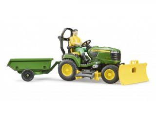 Bruder 62104 BWORLD Zahradní traktor John Deere X949 s figurkou