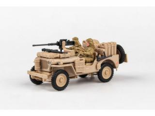 Cararama Ton Military Vehicle With Gun - Sandy Yellow 1:43