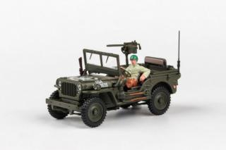 Cararama Ton Military Vehicle With Gun - US Version 2 1:43