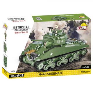 Cobi 2570 II WW M4A3 Sherman, 1:28, 852 kostek