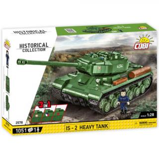 Cobi 2578 II WW Tank IS-2, 3v1, 1:28, 1051 kostek