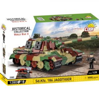 Cobi 2580 II WW Sd. Kfz. 186 Jagdtiger, 1:28, 1280 kostek