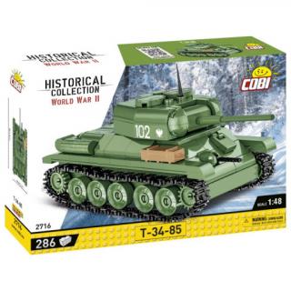 Cobi 2716 II WW T-34-85, 1:48, 286 kostek