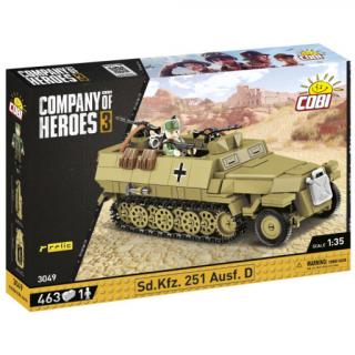 Cobi 3049 COH Sd. Kfz. 251 Ausf D, 1:35, 463 kostek