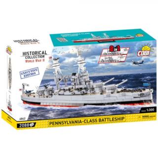 Cobi 4842 II WW Pennsylvania Class Battleship 2v1, 2088 kostek