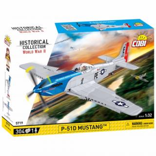 Cobi 5719 II WW P-51D Mustang, 1:32, 304 kostek