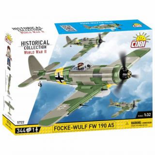 Cobi 5722 II WW Focke-Wulf Fw 190 A5, 1:32, 344 kostek