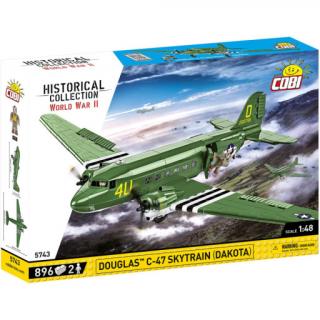 Cobi 5743 II WW Douglas C-47 Skytrain (Dakota), 1:48, 896 kostek