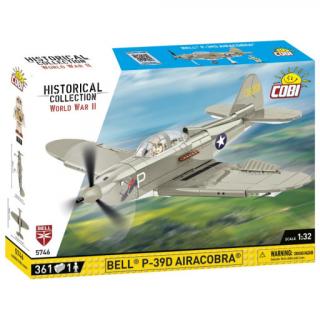 Cobi 5746 II WW Bell P-39D Airacobra, 1:32, 361 kostek