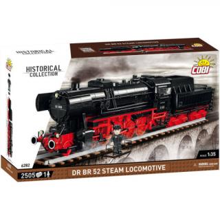 Cobi 6282 Parní lokomotiva DR BR 52 s tendrem, 1:35, 2505 kostek