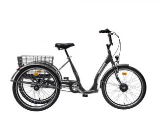 Elektro Trojkolka pro seniory Liberty e-COMFY 24  2024 antracitová 36V 10,4Ah