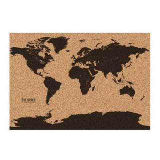 GiftRepublic Korková mapa světa 82x58 cm