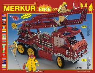 Merkur Fire Set, 708 dílů, 20 modelů