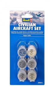 Revell Sada barev Aqua Color 39072 - Civilian Aircraft Set