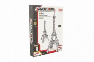 Teddies Stavebnice kovová Eiffelova věž 225 dílků