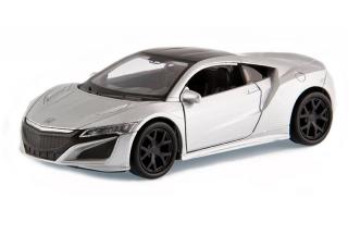 Welly Honda NSX (2015) stříbrná 1:34-39