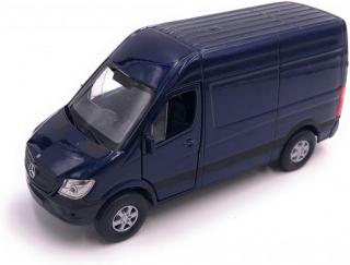 Welly Mercedes Benz Sprinter Panel Van, modrý 1:34-39