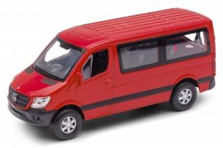 Welly Mercedes Benz Sprinter Traveliner, červený 1:34-39