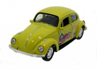 Welly Volkswagen Beetle Hard Top Love, Žlutá 1:34-39