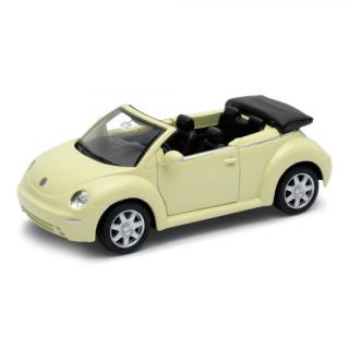 Welly VW New Beetle convertible, krémový 1:34-39