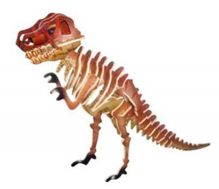 Woodcraft dřevěné 3D puzzle - skládačka Tyranosaurus T-Rex JC014