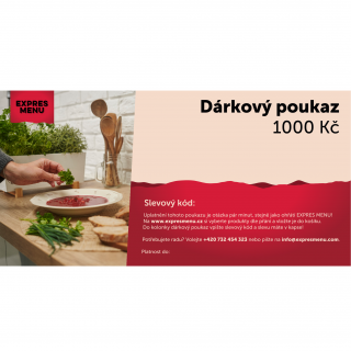 Dárkový e-poukaz 1 000 Kč