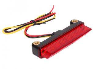 LED koncové zadní světlo R-TECH s červeným sklem