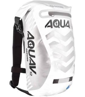 Vodotěsný batoh Oxford Aqua V12 Extreme Visibility bílo/šedý