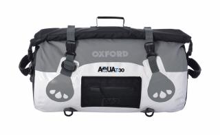 Vodotěsný vak Oxford Aqua30 Roll Bag bílo-šedý