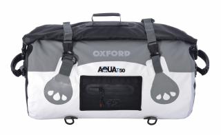 Vodotěsný vak Oxford Aqua50 Roll Bag bílo-šedý