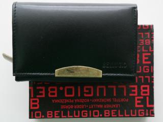Černá dámská kožená peněženka BELLUGIO