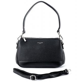 Černá kabelka na rameno i crossbody David Jones 7017