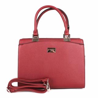 Červená středně velká elegantní kabelka do ruky FLORA&amp;CO F6346